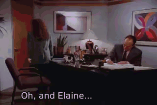 Oh, and Elaine... - The Letter