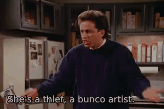 She's a thief, a bunco artist. - The Letter