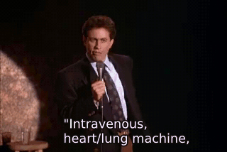 "Intravenous, heart/lung machine, - The Heart Attack