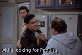 while looking for Paquita, - The Busboy